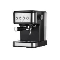Кофеварка SCARLETT SC-CM33022, рожковый, 1100Вт, черный/серебро