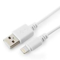 Кабель USB 2.0 - Lightning, М/М, 1 м, Cablexpert, бел, CC-USB-AP2MWP