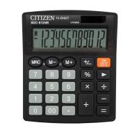 Калькулятор настольный КОМПАКТНЫЙ CITIZEN бухг. SDC812(BN/ NR) 12 разряд DP