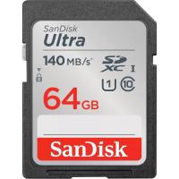 Карта памяти SanDisk Ultra UHS I/SD/64GB/140MB/s(SDSDUNB-064G-GN6IN)