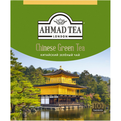 Чай Ahmad Tea Китайский зеленый, 100пак/уп., 1666-08