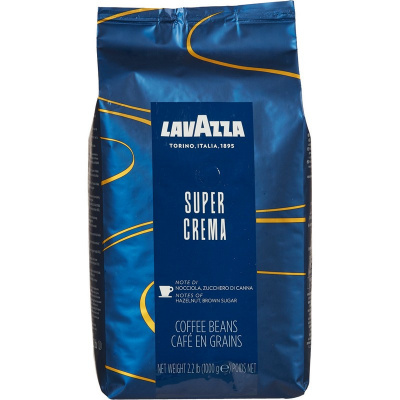 Кофе Lavazza Super Crema в зернах, 1 кг