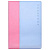 Обложка для паспорта "Дуо", кожзам, голубая/розовая, ДПС, 2203.ДВ-121