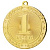 Медаль 1 место 45 мм золото DC#MK181
