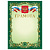 Грамота А4, мелованный картон, зеленая, BRAUBERG, 126548