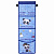 Кармашки-органайзер в шкафчик для детского сада ЮНЛАНДИЯ, увеличенный размер, 26х80 см, "Cool panda", 271073