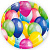 Набор тарелок (7''/18 см) Воздушные шары, Разноцветный, 6 шт., 77231