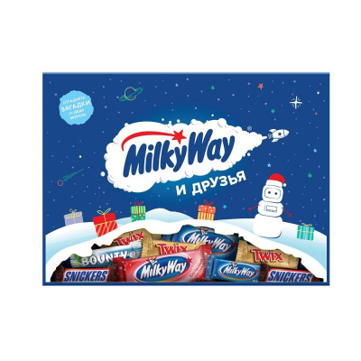 Новогодний сладкий подарок Milky Way Suite Case  200 г 2003г