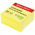 Блок самоклеящийся (стикеры) BRAUBERG НЕОНОВЫЙ 76х76 мм, 400 листов, желтый, 111352