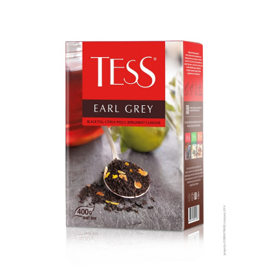 Чай Tess Earl Grey листовой черный с добавками,400г 1503-10