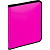 Папка-конверт на молнии с 3-х сторон Attache Neon A4 розовый