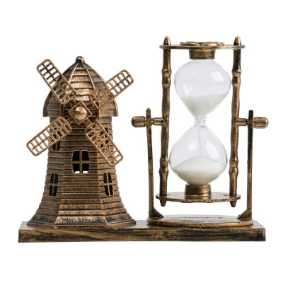 Часы песочные Мельница, сувенирные, 15.5 х 7 х 12.5 см   7109224