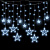Электрогирлянда Бахрома 2.4x0.9 м Звезды,IP20,138LED,бел,8 реж 2361701