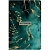 Блокнот Floral А6 96л. клетка, обл. тв.ламинир.картон, сшивка,зелен